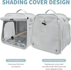 Small Bird Carrier Bag, Portable Travel Parrot Parakeet Carrier Cage - Image 4