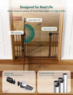 Mom's Choice Award Winner-BABELIO 26-40" Metal Baby Gate - Image 6