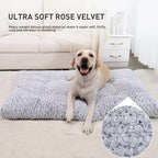 KSIIA Washable Dog Bed Deluxe Plush Dog Crate Beds Comfy Kennel Pad Anti-Slip - Image 3