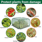 35" x 35" x 27.5" Pop Up Mesh Plant Cover, Foldable Plant Protector Mesh Plant - Image 4
