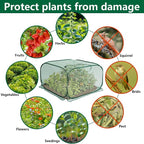 2 Pcs Pop Up Mesh Plant Cover, Garden Net Cage Guard Cover - Image 4