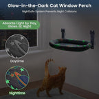 Cat Window Perch, Glow in The Dark Foldable Cat Hammock - Image 2