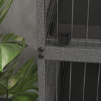 PawHut 50" 5-Tier Small Animal Cage, Ferret Cage, Large Chinchilla Cage - Image 8