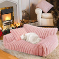Cute Cat Couch Bed for Indoor Cats, Fluffy Pet Cat Sofa by Unknown