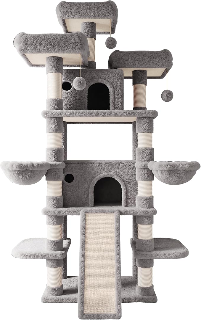SHA CERLIN 81 Inches Extra Large Cat Tree - Image 9