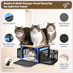 Top and 2 Sides Expandable Cat Carrier 18x13.5x9.5, TSA Airline Approved Dog - Image 5