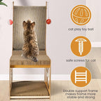 ​Cat Scratcher, Double Layer Cat Scratching Board, L Shaped Vertical Cat - Image 2