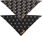 Realeaf New Year Dog Bandanas 2 Pack, Cheers to The New Year Dog Scarf - Image 3