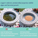 1Pack Bird Bath Copper Purification Disk | 0.6mm Reinforced 99.9% Pure Copper | - Image 4