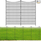 5 Panels No Dig Dog Fence Outdoor by OutdoorFence