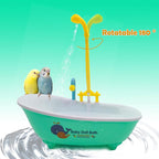 Parrot Automatic Bathtub with Shower, Cute Durable Bird Bath Shower Tub Birds - Image 7