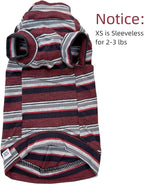 Vintage Stripes Sphynx Hairless Cats Shirt Cotton Cat Turtleneck Pet Clothes - Image 2