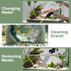 6ft Aquarium Siphon Vacuum Cleaner, Hand Siphon Pump Water Changer - Image 7