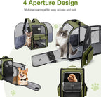 Lekebobor Large Cat Backpack Carrier Expandable Pet Carrier Backpack - Image 5