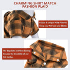 Koneseve Dog Shirt Plaid Dog Clothes - Image 5
