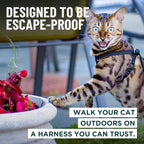 Houdini™ Escape Proof Cat Harness and Leash Set by OutdoorBengal – Tactical Vest - Image 2