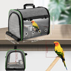 Suertree Bird Carrier Bag Bird Travel Cage Indestructible Stainless Steel Mesh - Image 6
