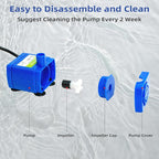 IP68 DR-DC160 Submersible Water Pump Cat Water Fountain Pump - Image 6