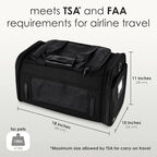 TSA Airline Approved PU Leather Luxury Pet Carrier - Image 2
