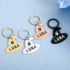 Custom Magic Hat Pet ID Tag for Dogs Cats, Personalized Engraved Name & Phone - Image 5