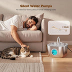 Cat Water Fountain Stainless Steel: Pet Fountains - Image 5