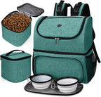 BAGLHER Pet Travel Bag, Double-Layer Pet Supplies Backpack, Pet Travel Backpack by BAGLHER