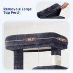 Cat Tree for Large Cats, 78.7" Tall Cat Tower for Indoor Cats Multiple Cats - Image 3