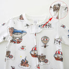 Unisex Baby Boy and Girl Zipper Onesie Toddler Footie One-Piece Infant Romper - Image 3