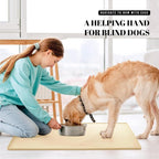 AVERYDAY 100% Waterproof Thicker Silicone Dog Food Mat, 0.63'' Raised Edge Bowl - Image 7