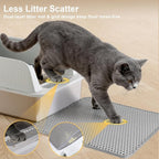 TENTIZON Large Stainless Steel Cat Litter Box, Open Top Metal Kitty Litter Tray - Image 3
