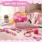 Zopeal Puppy Dog Toy Gift Storage Basket - Image 4