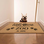 Funny Pet Welcome Door Mats, It's Basically a Zoo in Here Door Mat - Image 5