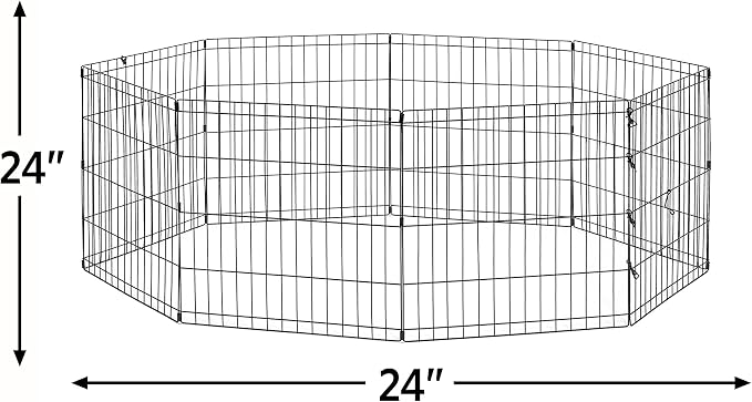 MidWest Homes for Pets Folding Metal Puppy / Dog Exercise Pen, Indoor/Outdoor - Image 3
