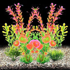 AQUANEAT Artificial Fish Tank Plants, Plastic Aquarium Decorations - Image 4