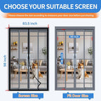 Upgraded PET Mesh Magnetic Screen Door Stronger Than Fiberglass and Polyester - Image 2