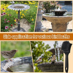 2 Pcs Brush for Bird Baths Black Hard Bristle Cleaning Brush - Image 5