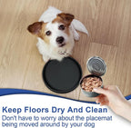 Arespark Pet Silicone Food Mat, Round Eating Tray - Image 3