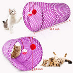 MIBOTE 28Pcs Cat Toys Kitten Toys Assorted, Cat Tunnel Catnip Fish Feather - Image 3