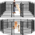 Heavy Duty Dog Playpen: 12 Steel Panels 40" Height, Square Steel Pipe by Committedtobetterpetlife