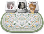 Bienbee Cat Litter Mat, Urine and Water Proof, Bean-Green XL by Bienbee
