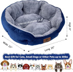 Asvin Medium Dog Bed for Medium Dogs, Large Cat Beds for Indoor Cats, Pet Bed - Image 3