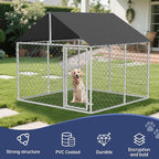 Outdoor Dog Enclosure Heavy Duty Dog Kennel House Mesh Dog Big Cage Pet Kennel - Image 6