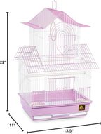 Prevue Hendryx SP1720-3 Shanghai Parakeet Cage, Lilac and White - Image 6