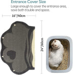 Cute Cat Litter Mat 24”x16”, Litter Box Mat, Litter Trapping Mat, Soft on Kitty - Image 3
