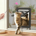 LIBBEPET Cat Door for Screen Door, Lockable Cat Screen Door for Cats & Small by LIBBEPET