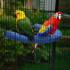 U Shape Parrot Perch Stand Toy Bird Platform Sand Paw Grinding Clean Stick - Image 3