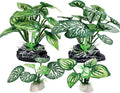 4PCS Aquarium Plants Betta Fish Tank Decorations Small Size Soft Faux Silk by Vtapliea