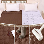 Smiry Waterproof Dog Bed Cover Blanket, Soft Reversible Pet Blanket, Washable - Image 4