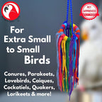 Bonka Bird Toys 51214 Small Aglet Heaven Cotton Shoelace Toy - Image 7