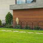 Decorative Garden Fence 17in x30ft, 30 Pack Rustproof Metal No Dig Fence Animal - Image 6